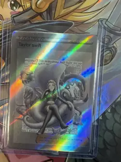 Pokemon Taylor Swift Lewd Anime Waifu Custom DIY Trainer Art Pokemon card - Image 2