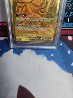Pokemon 2025 Prismatic Evolutions Hyper Rare Card #178 Walking Wake EX PSA 9 - Image 2