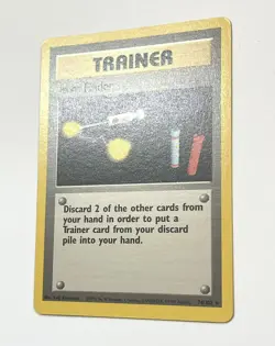 Item Finder 74/102 Base Set Pokemon Trainer Card Rare LP/MP Moderate Play - Image 2