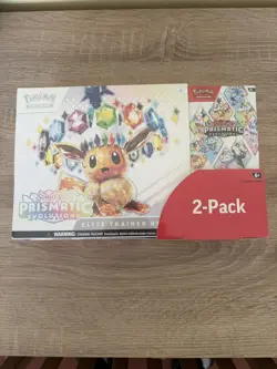 Pokemon TCG Prismatic Evolutions Costco Bundle ETB + Booster Bundle New & Sealed - Image 1