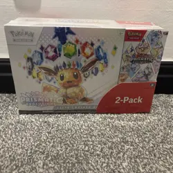 Pokemon TCG Prismatic Evolutions Costco Bundle ETB + Booster Bundle New & Sealed - Image 1