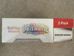 Pokemon TCG Prismatic Evolutions Costco Bundle ETB + Booster Bundle New & Sealed - Image 2
