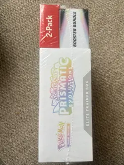 Pokemon TCG Prismatic Evolutions 2-Pack Costco ETB with Booster Bundle Sealed Uk - Image 3