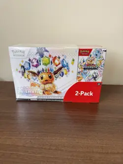 Pokemon TCG Prismatic Evolutions Costco Bundle ETB with Booster, New and Sealed - Image 1