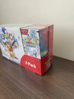 Pokemon TCG Prismatic Evolutions Costco Bundle ETB with Booster, New and Sealed - Image 2