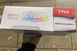 Pokemon TCG Prismatic Evolutions Costco Bundle ETB + Booster Bundle New & Sealed - Image 2