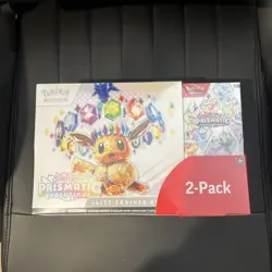 Pokemon TCG Prismatic Evolutions Costco Bundle ETB + Booster Bundle New & Sealed - Image 1