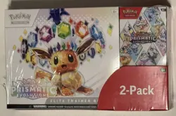 Pokemon TCG Prismatic Evolutions Costco Bundle ETB + Booster Bundle New & Sealed - Image 1