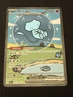 Pokemon TCG Bubble Mew EX 232/091 Paldean Fates Special Illustration Rare Card - Image 1