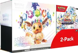 Pokemon TCG Prismatic Evolutions ETB with Booster Bundle Costco Sealed - Image 1