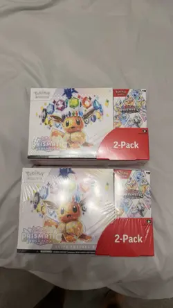 Pokemon TCG Prismatic Evolutions Costco Bundle ETB + Booster Bundle New & Sealed - Image 5