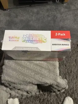 Pokemon TCG Prismatic Evolutions Costco 2 Pack - ETB + Booster Bundle SEALED NEW - Image 2