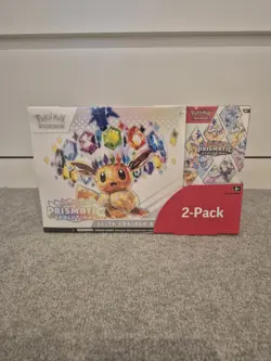 Pokemon TCG Prismatic Evolutions Costco Bundle ETB + Booster Bundle New & Sealed - Image 1