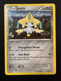 Jirachi #XY195 Pokemon XY Cosmos Holo Promo Card MP - Image 1