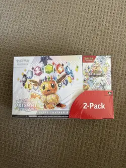 Pokemon TCG PRISMATIC EVOLUTIONS Costco Bundle ETB + BOOSTER BUNDLE *NEW SEALED* - Image 1