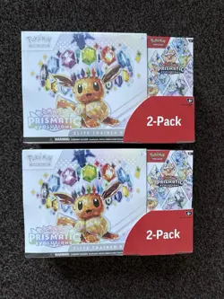 Pokemon TCG Prismatic Evolutions Costco Bundle ETB with Booster Bundle - Sealed - Image 1
