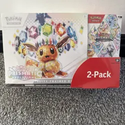 Pokemon TCG Prismatic Evolutions Costco Bundle ETB + Booster Bundle New & Sealed - Image 1