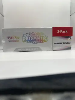Pokemon TCG Prismatic Evolutions Costco 2 Pack - ETB & Booster Bundle Sealed NEW - Image 5