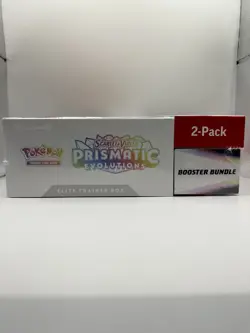 Pokemon TCG Prismatic Evolutions Costco 2 Pack - ETB & Booster Bundle Sealed New - Image 3