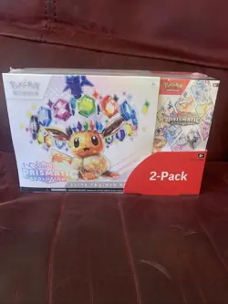 Pokemon TCG Prismatic Evolutions Costco 2 Pack - ETB & Booster Bundle - sealed - Image 1