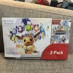 Pokemon TCG Prismatic Evolutions Costco 2-Pack - ETB & Booster Bundle Sealed - Image 1