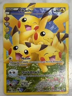 Pokemon Pikachu Full Art Holo Ultra Rare RC29/32 Generations 60HP Basic - Image 1