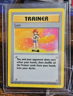 Pokemon Base Set Trainer 5 Card Lot Lass Computer Search Item Finder - Image 2