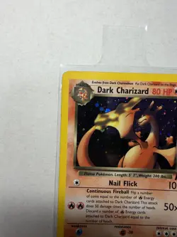 Dark Charizard 4/82 Holo Team Rocket Vintage Pokemon Card Rare - Image 5