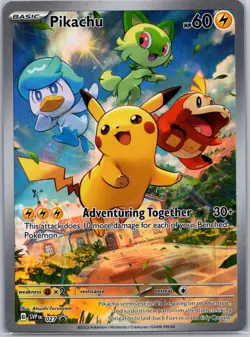 Pikachu - SV: Scarlet & Violet Promo Cards 027 Holo NM - Image 1