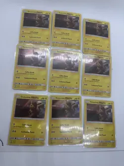 Pokemon TCG Detective Pikachu Detective Pikachu SM190 Promo Holo 9x Card Lot - Image 3