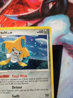 Jirachi 7/111 Rising Rivals Holo Pokemon TCG Card -J2 - Image 3