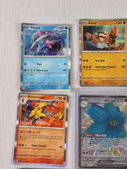9 Pokemon TCG Holo 2025 Bundle Job Lot Cards No Reserve Glimmora EX And Others - Image 2