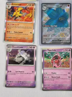 9 Pokemon TCG Holo 2025 Bundle Job Lot Cards No Reserve Glimmora EX And Others - Image 5