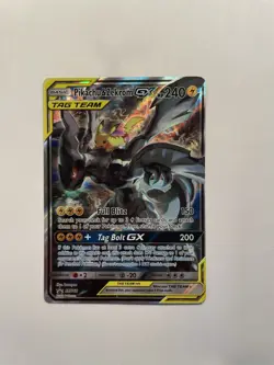 Pokemon TCG Pikachu & Zekrom GX Black Star Promo Card #SM168 - Image 1