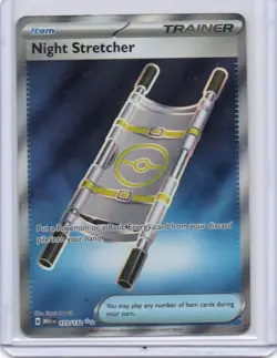 Night Stretcher 152/132 Full Art - Mega Evolution Pokemon Card - Pack Mint - Image 1