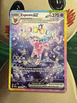 Espeon EX Sir 155/131 Prismatic Evolutions Pokemon TCG Card - Image 1