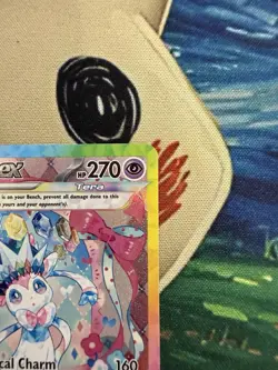 Pokemon TCG Prismatic Evolution Sylveon EX Card 156/131 - Image 3