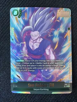 Son Gohan SH FB07-121 SCR Secret Rare Dragon Ball Super Fusion World Card NM - Image 1