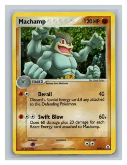 Machamp HOLO #9/92 Legend Maker Pokemon Trading Card TCG Nintendo 2006 - Image 1