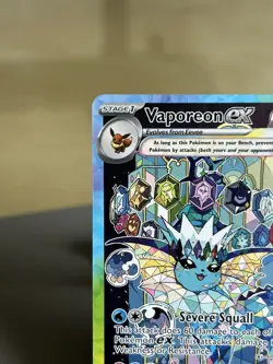 Pokemon Vaporeon EX Sir 149/131 Prismatic Evolutions TCG Card - Image 2