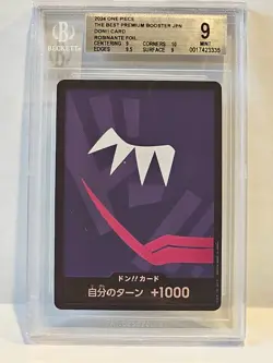 One Piece Japanese Premium Booster Don!! Card Doflamingo and Rosinante BGS 9/9.5 - Image 2
