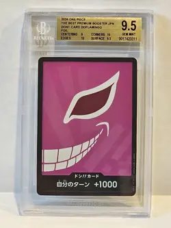 One Piece Japanese Premium Booster Don!! Card Doflamingo and Rosinante BGS 9/9.5 - Image 4