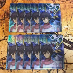 Set of 10 Gundam Card Game Promo RP-022 Setsuna Exia Resource V Jump JP japan - Image 1
