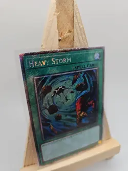 Yu-Gi-Oh! TCG Heavy Storm Platinum Secret Rare Card RA03-EN092 1st Edition - Image 2