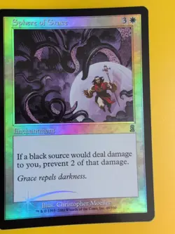 Sphere of Grace. Enchantment MTG Card. Odyssey.Old Border FOIL. - Image 2
