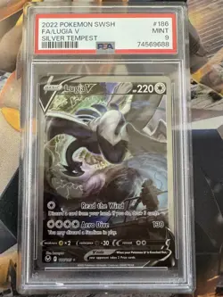 2022 Pokemon Silver Tempest 186 Lugia V PSA 9 74569688 Graded Pokemon Cards - Image 1