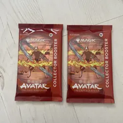 2x Magic The Gathering Avatar The Last Airbender Collector Booster Pack SEALED - Image 1