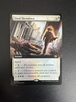 Final Showdown (Extended Art) Outlaws of Thunder Junction Foil OTJ 312 - Image 1