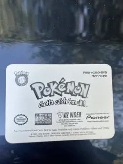 Pokemon 1998 Marill: 3D PROMO Card LENTICULAR Viz Video RARE - Image 2
