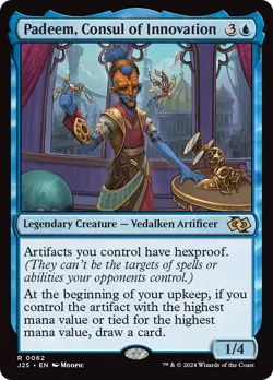 Padeem, Consul of Innovation (Anime) [Foundations Jumpstart] Magic MTG - Image 1